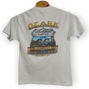 2001 Harley Davidson Pocket Tee, Historic Route 66 OZARK Lebanon, MO Size Medium